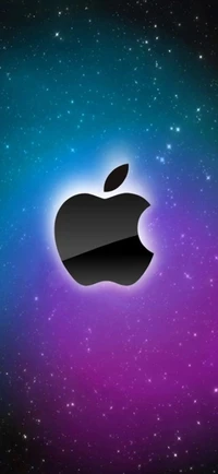 apple, logo, atmosphere, space, plant wallpaper