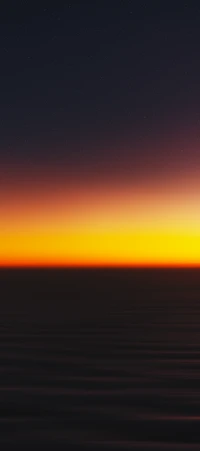 sunset, horizon, cloud, sunrise, sea wallpaper