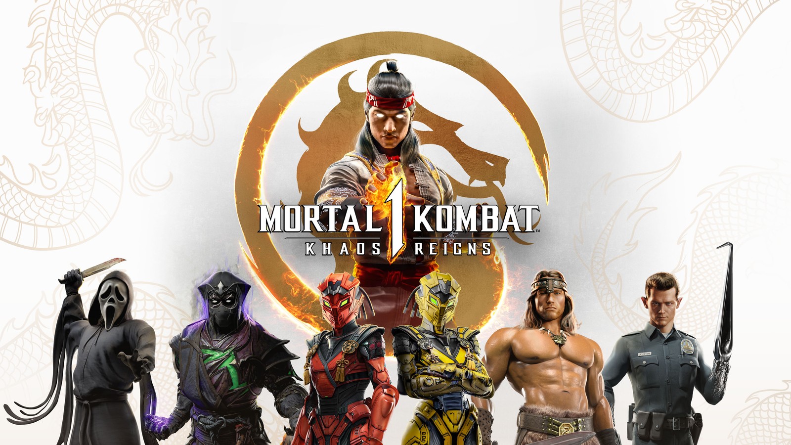 Lade mortal kombat 1, 2024 spiele, liu kang, spiele, 4k hintergrund herunter