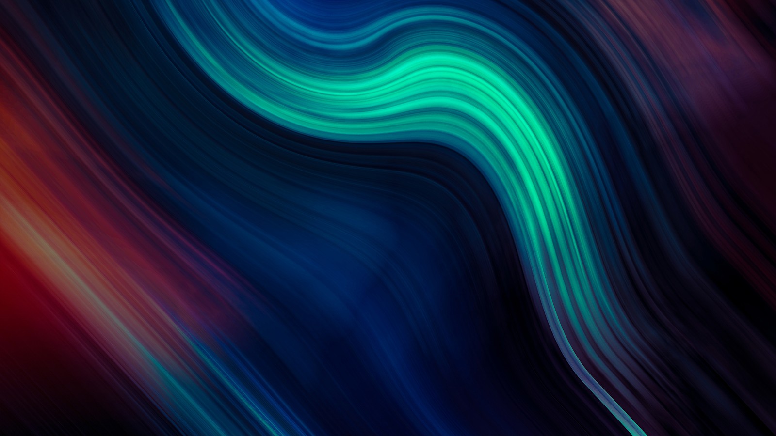 Un primer plano de un fondo colorido con un diseño ondulante (azul, línea, aqua, arte abstracto, patrón)