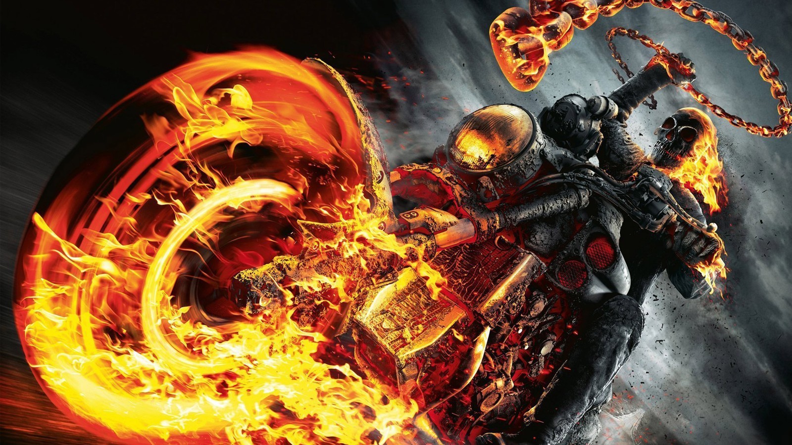 Téléchargez le fond d'écran ghost rider, super héros marvel, marvel superheroes, films, fond décran 4k