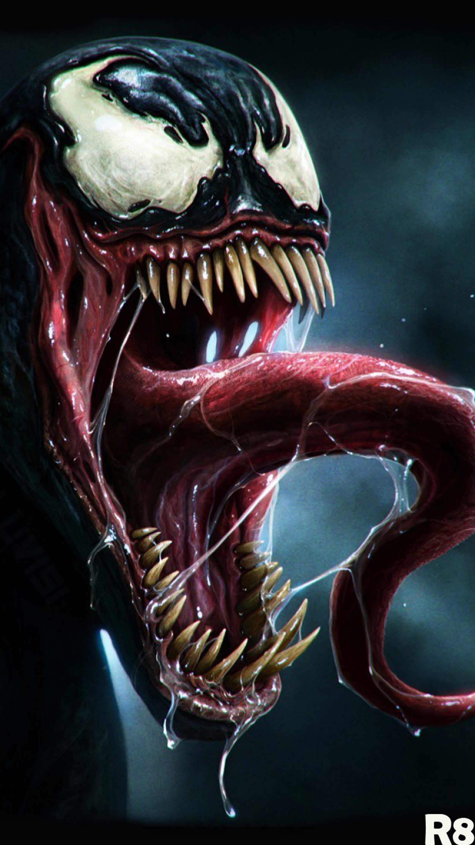 Venom es un personaje de la serie de cómics de marvel (cómic, marvel, spiderman)