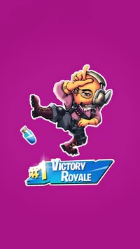 fortnite, cartoon, haut, victoire, royal