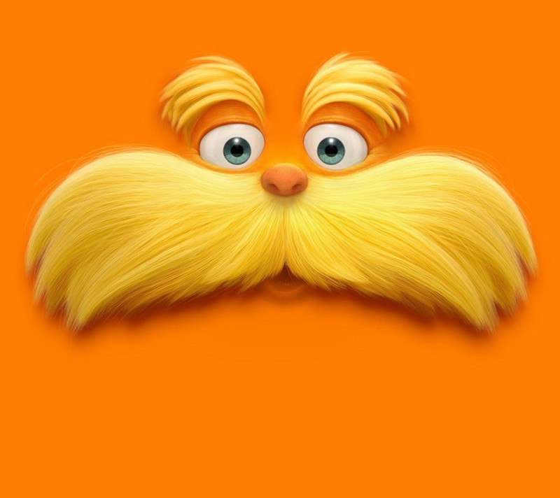 Обои dr seuss the lorax hd (мультфильмы, лоракс)