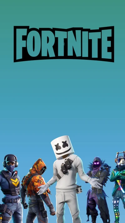 Marshmello y personajes de Fortnite se unen