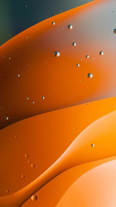 abstract, drops, orange, rain, s7