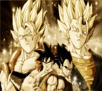 dbz, dragon ball z, gogeta, goku, vegeta wallpaper