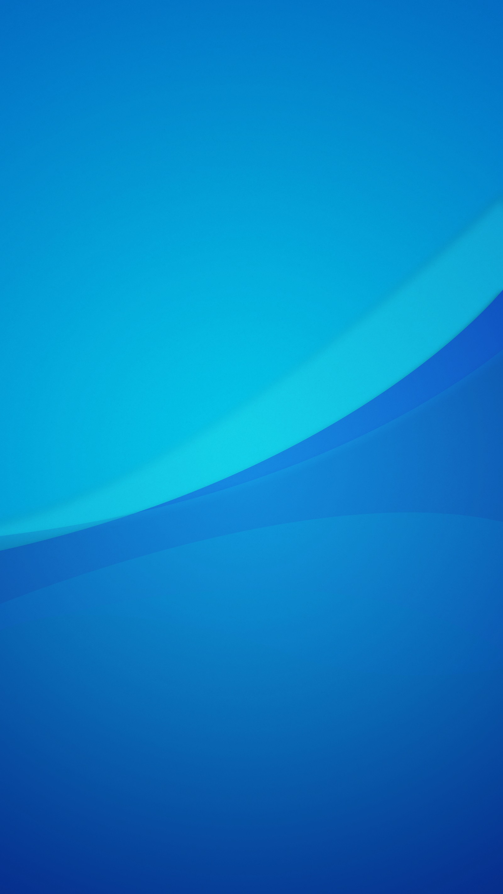 There is a blue background with a curved design (1080p, abstract, android, blue, marshmallow)