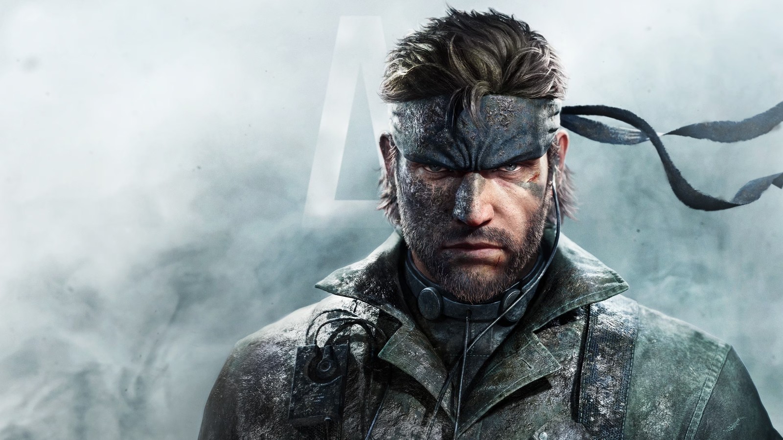 Personnage de metal gear en veste sombre avec un oiseau sur la tête (metal gear solid delta snake eater, playstation 5, jeux, fond décran 4k)