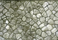 Motif de mur en pierre texturé avec des variations naturelles