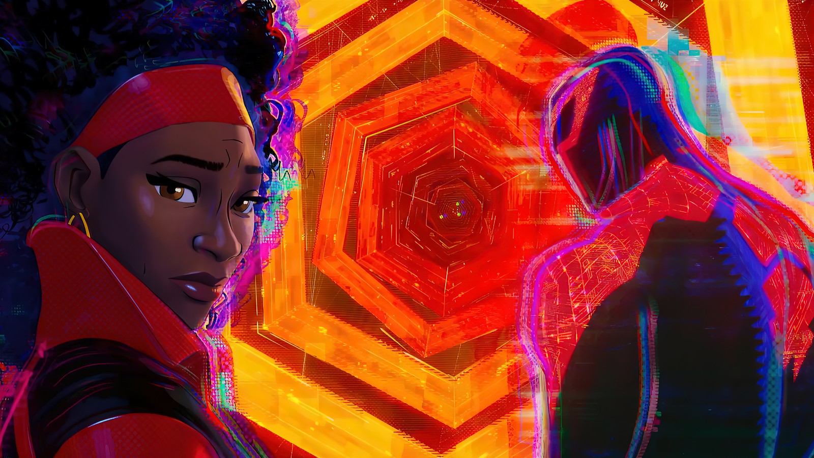 Baixar papel de parede mulher aranha, 2099, spider man across the spider verse, filme, marvel