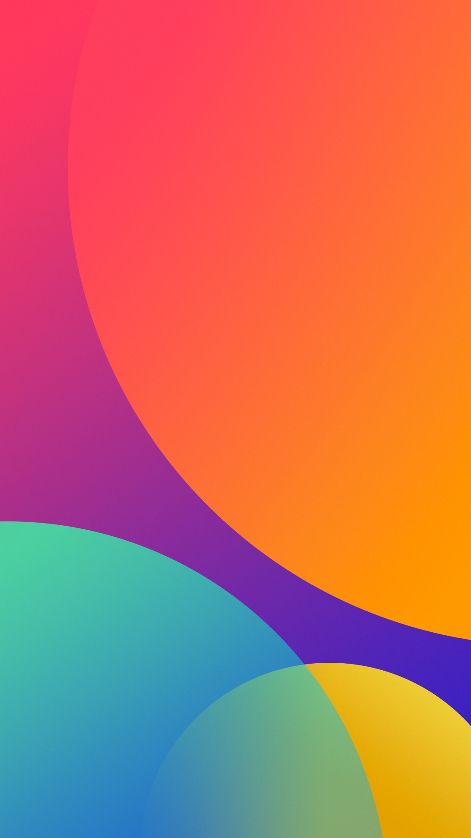 A close up of a colorful background with a curved design (meizu, meizu u20, color, colorfulness, yellow)