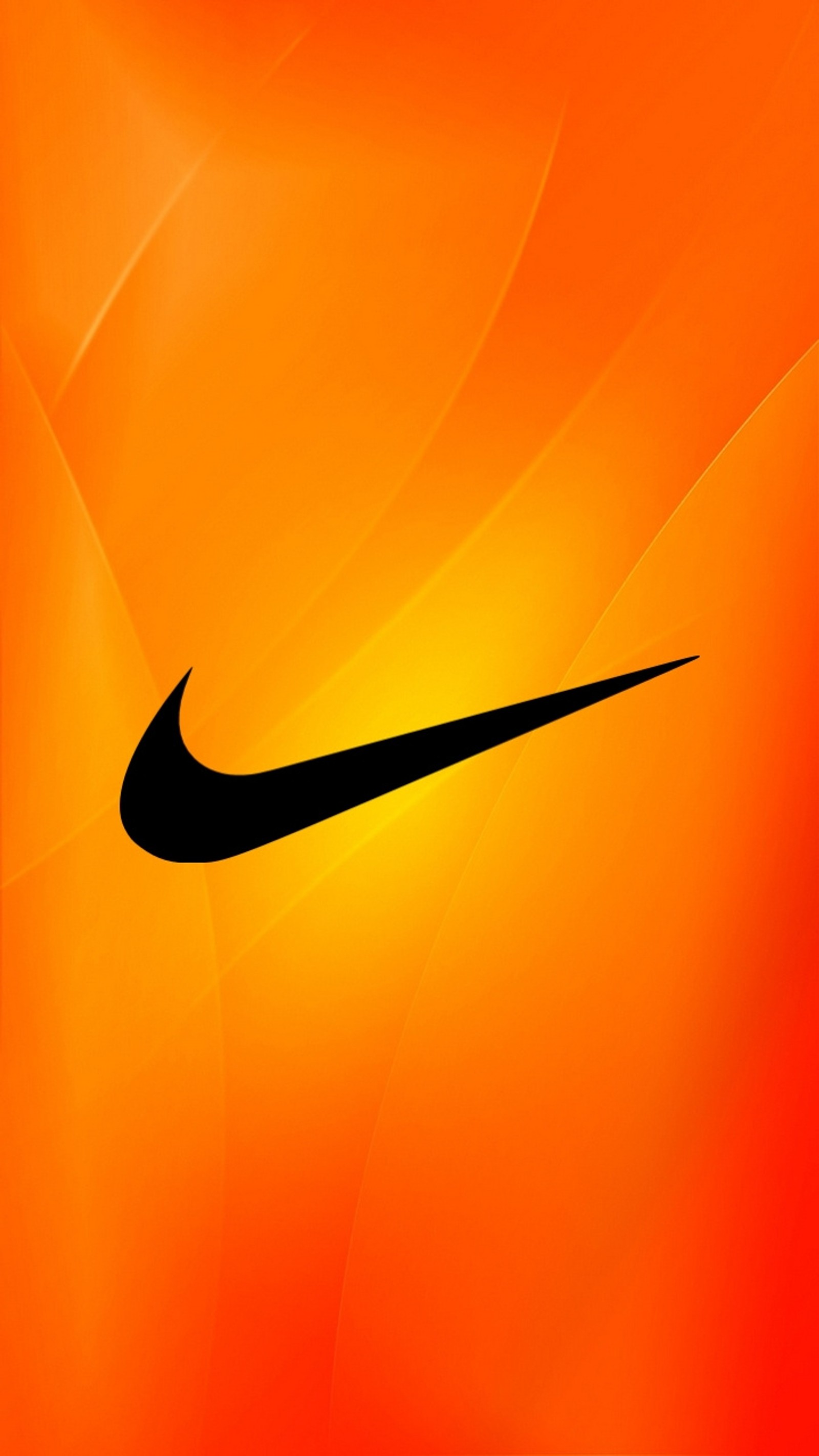 Скачать обои nike, nike оранжевый, nike orange, оранжевый