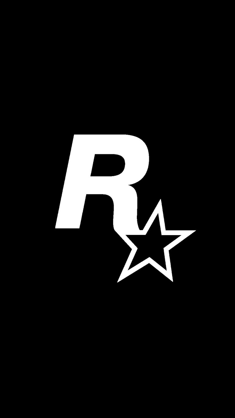 Близкий план звезды с буквой r на ней (rockstargames, rokcstar games)