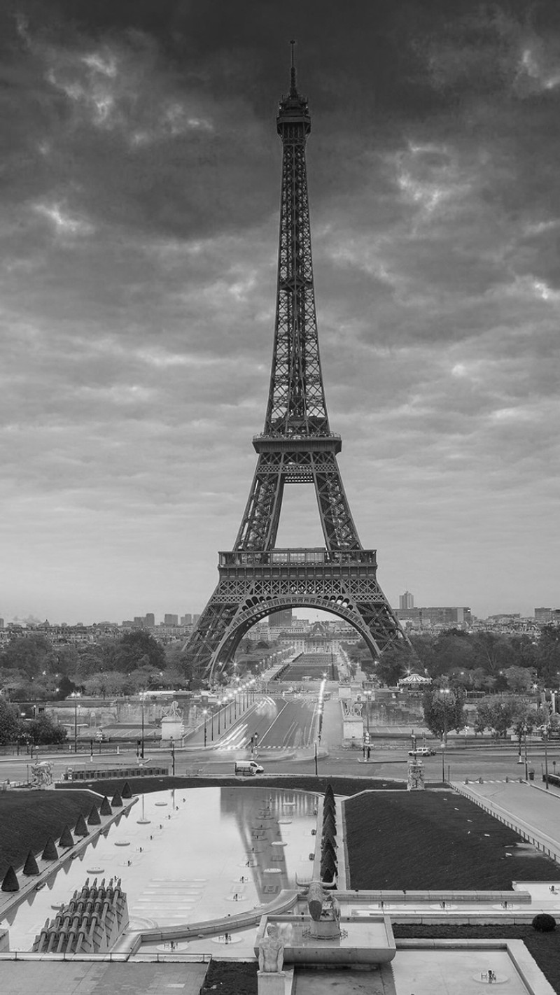 Арафедный вид на эйфелеву башню с вершины башни (красивый, eifeel tower, eiffer, франция, париж)