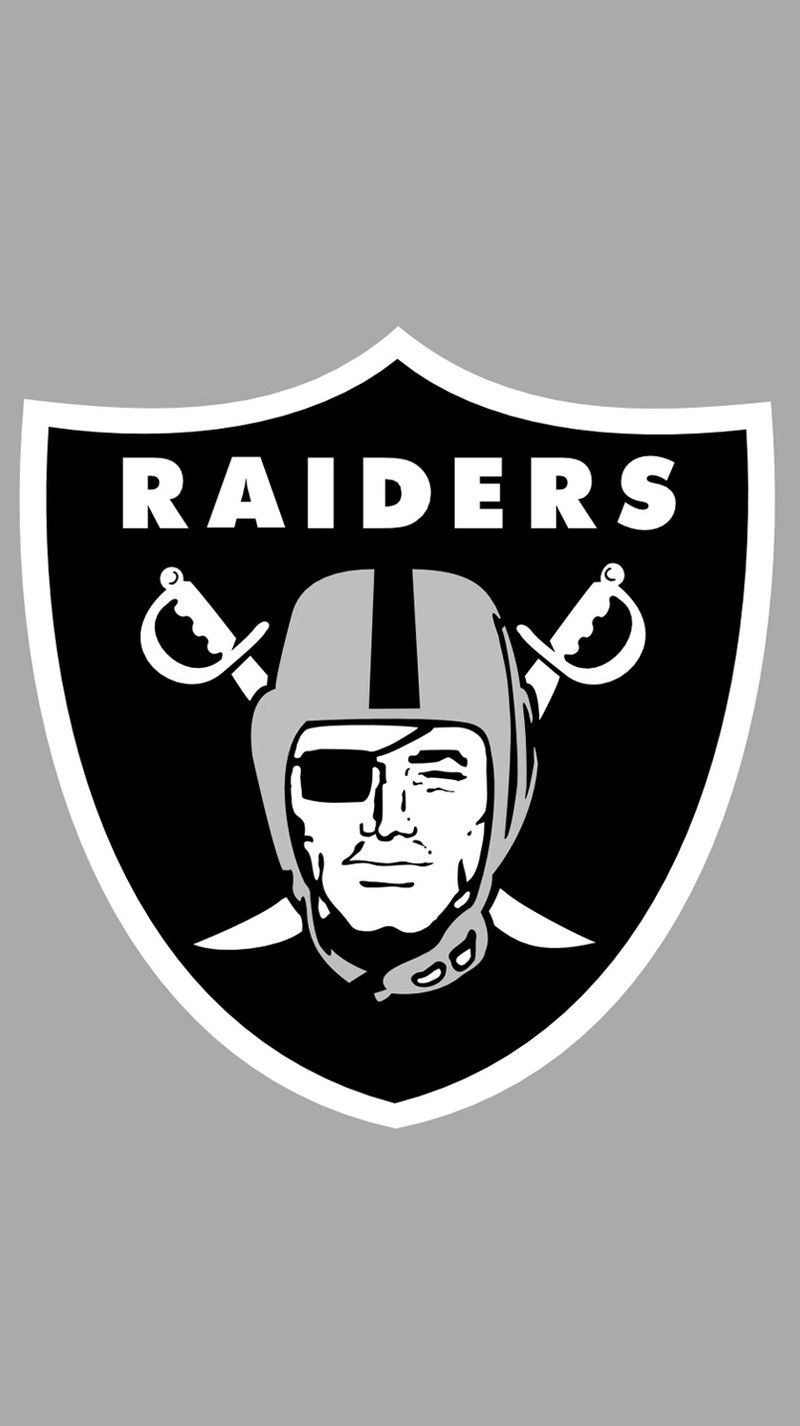 Логотип oakland raiders на сером фоне (3d, and1, чемпион, футбол, джордан)