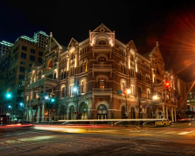 austin, bâtiment, ville, hdr, lumières