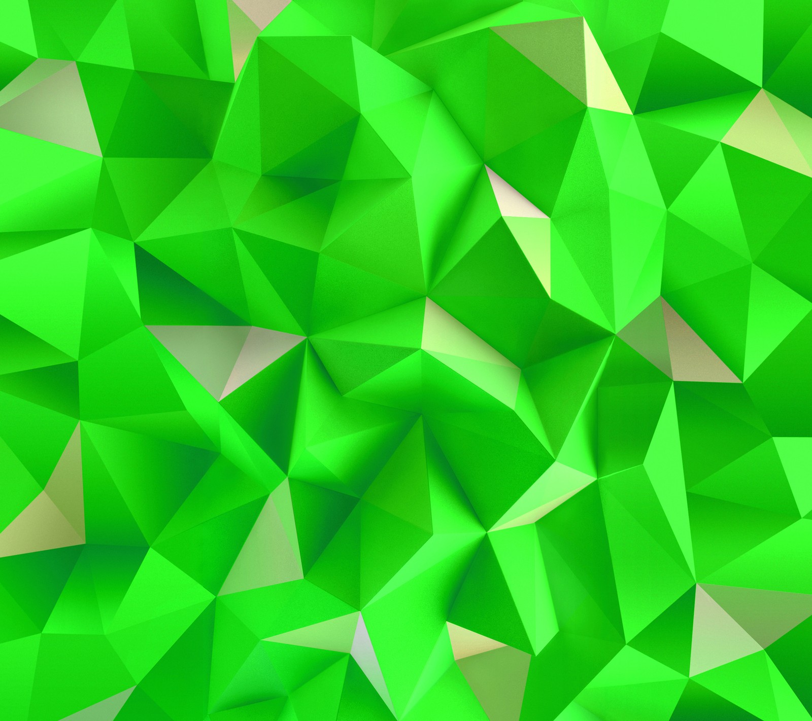 A close up of a green abstract background with triangles (abstract, angles, g4, green, hd)