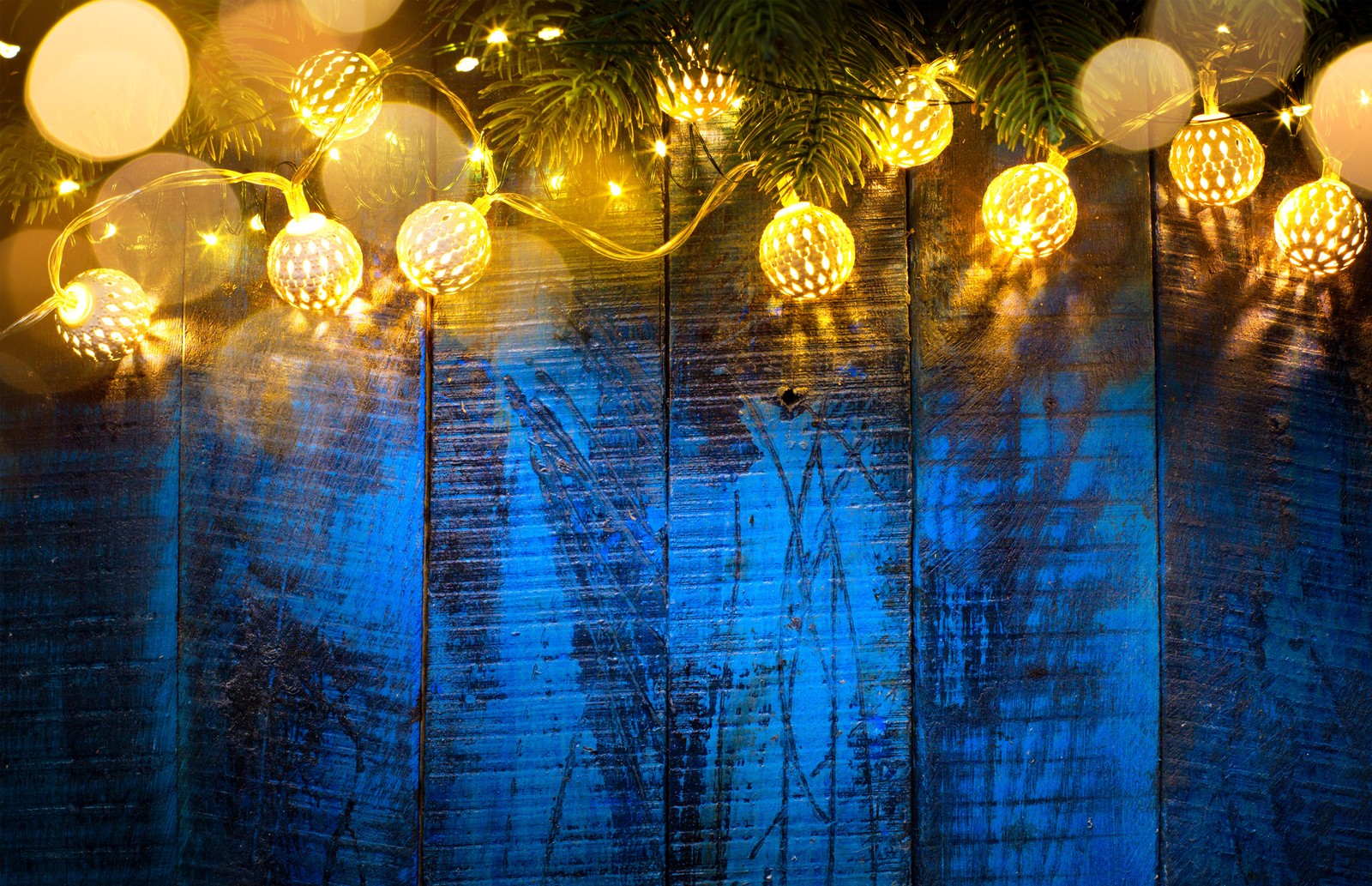 lighting, light, holiday, reflection, blue Download Wallpaper