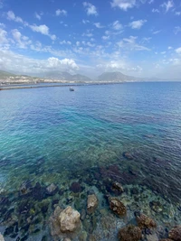 Azure Waters and Kizilkule: A Serene Natural Landscape