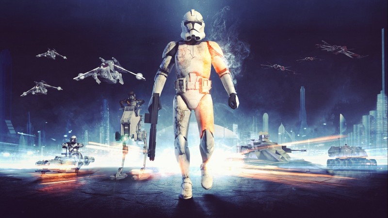 Star wars battlefront выходит на nintendo wii (клон трупер, clone trooper, звёздные войны, star wars, штурмовик)