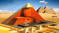 pyramid, egyptian pyramids, landmark, monument, historic site