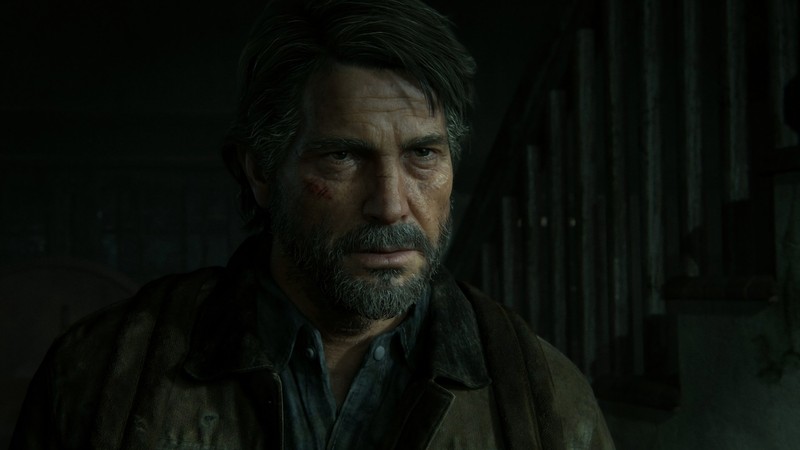 Мужчина с бородой и курткой стоит в темной комнате (джоэл миллер, joel miller, the last of us часть ii, the last of us part ii, the last of us part 2)