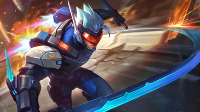 Saber, le Régulateur : Guerrier Futuriste de Mobile Legends