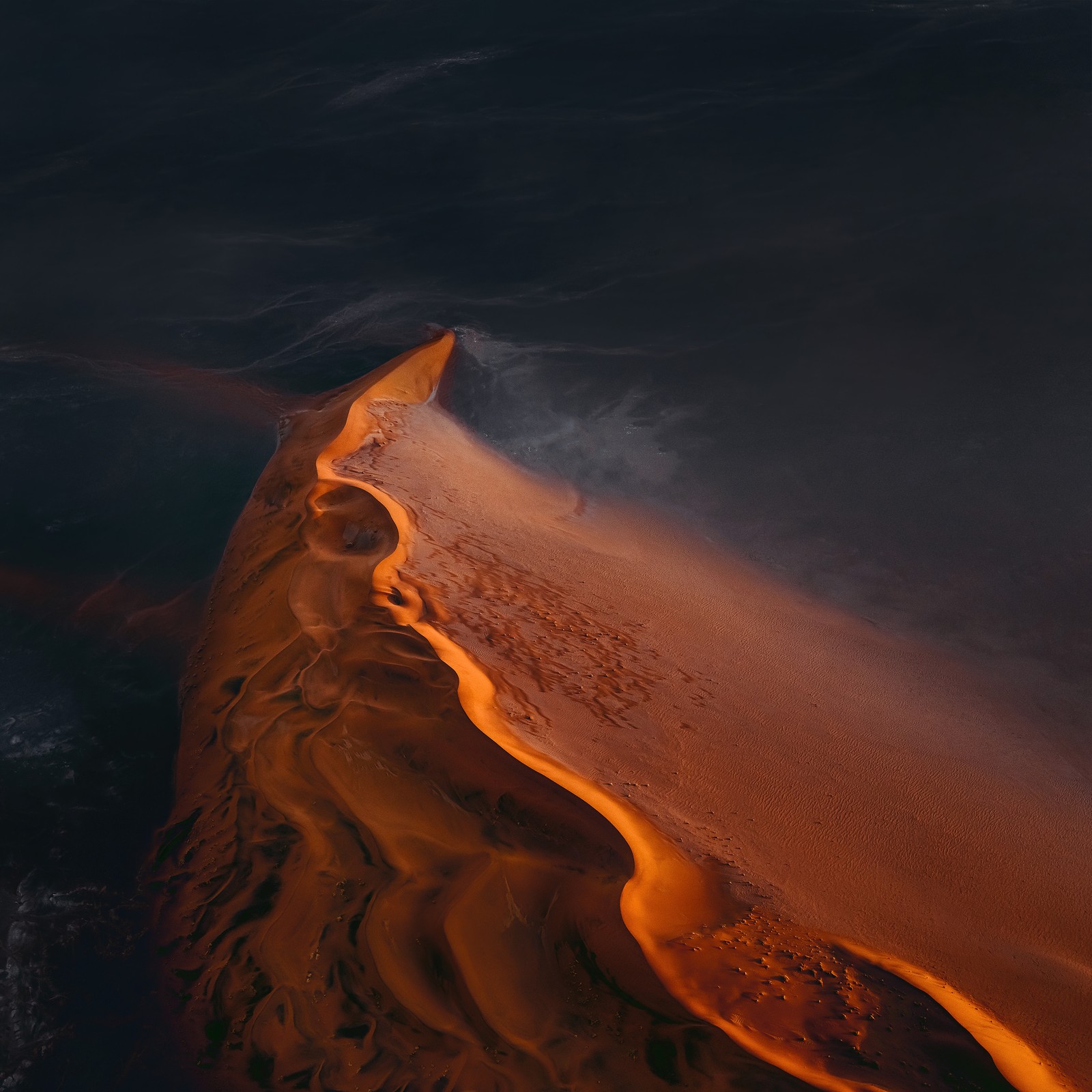 desert, mi pad 5 pro, sand dunes, aerial view, drone photo wallpaper