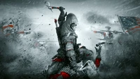 assassins creed iii, ubisoft, xbox one, pc game, graphic design wallpaper