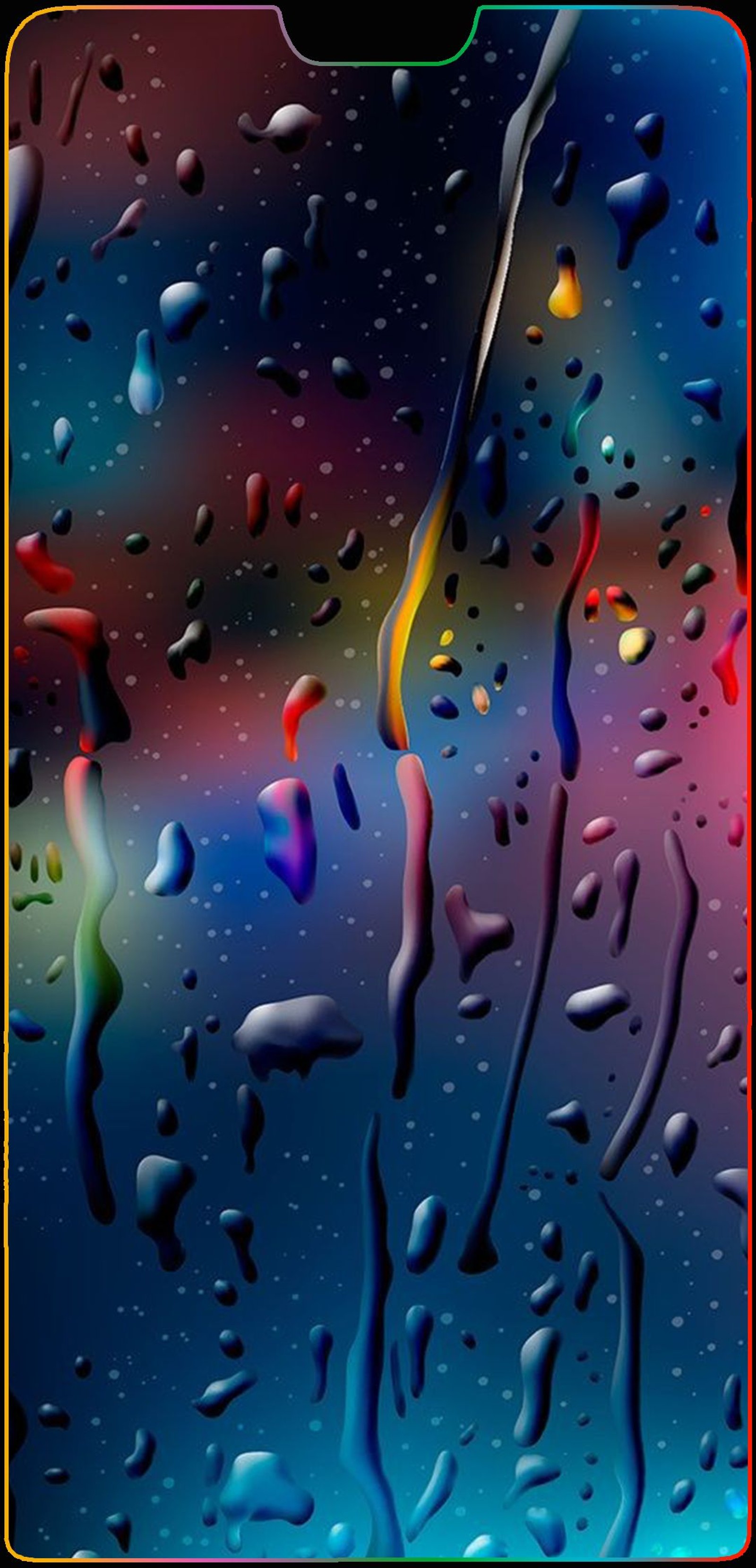 water, blue, rain, space, graphic design Download Wallpaper