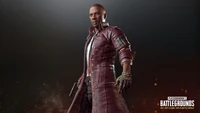 Personagem confiante no PUBG pronto para a batalha