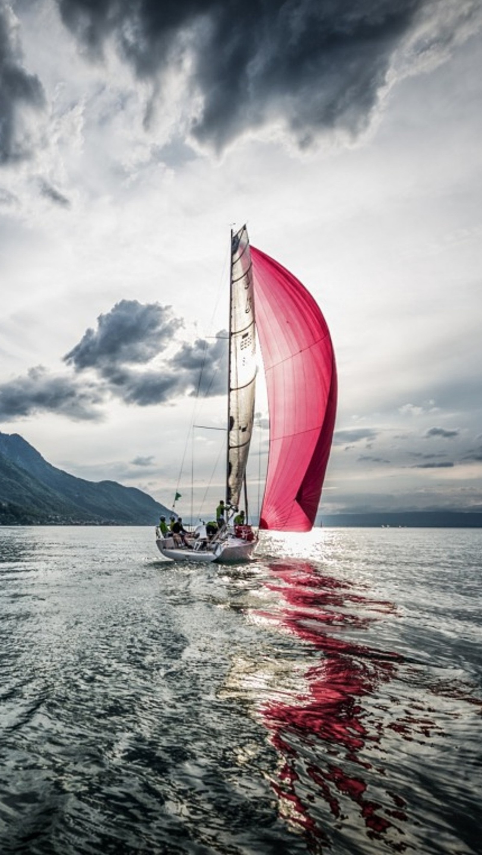 nature, sailing, sky, water Download Wallpaper