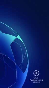 Liga dos Campeões da UEFA: Emblema de futebol icônico e design de bola de futebol