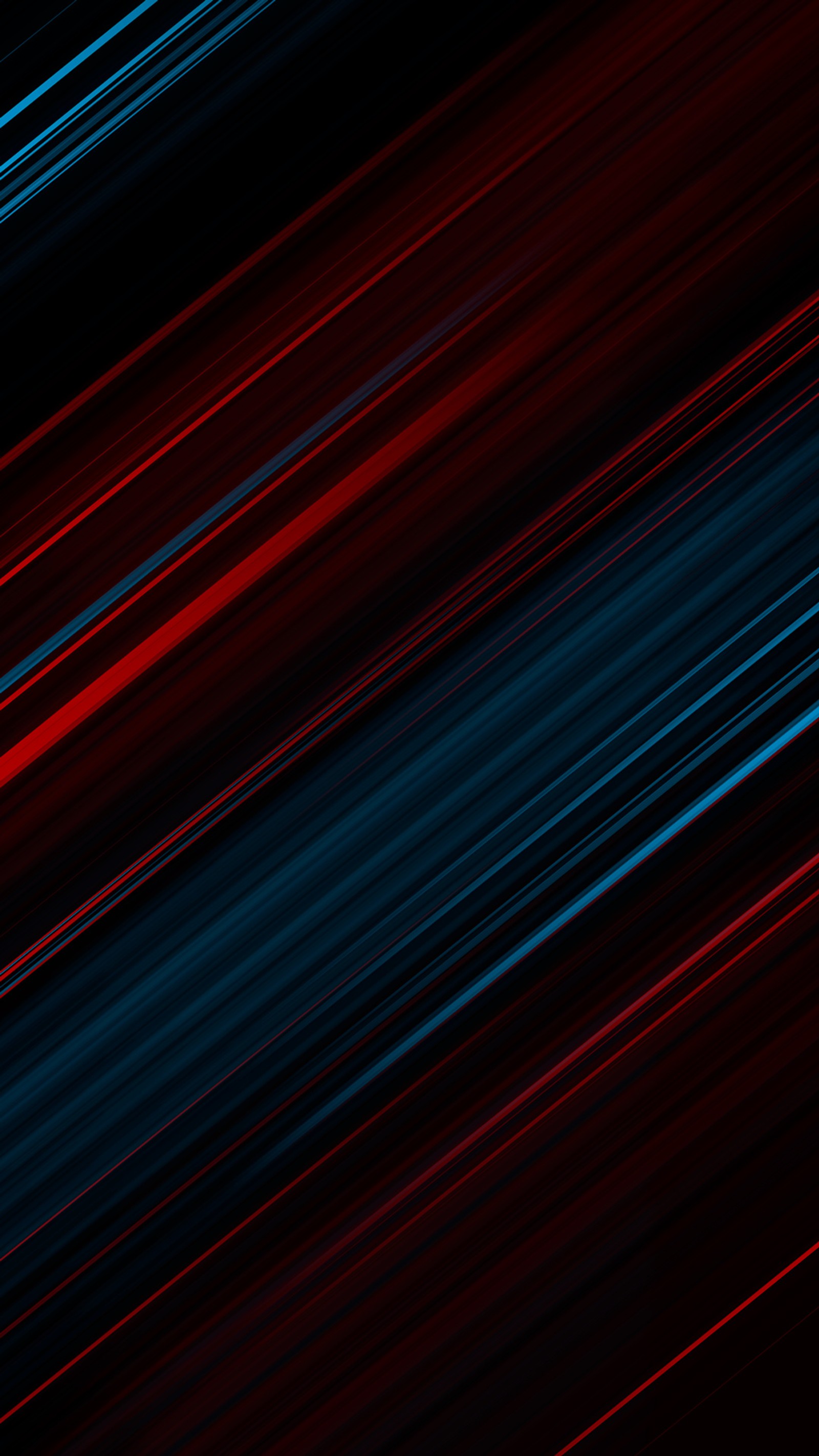 Un gros plan d'un fond rayé rouge et bleu sur un fond noir (abstrait, lumières, rouge, bleu, kopperdesign)