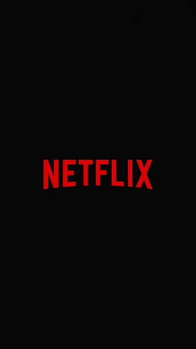 Logo de Netflix en rojo negrita sobre fondo negro