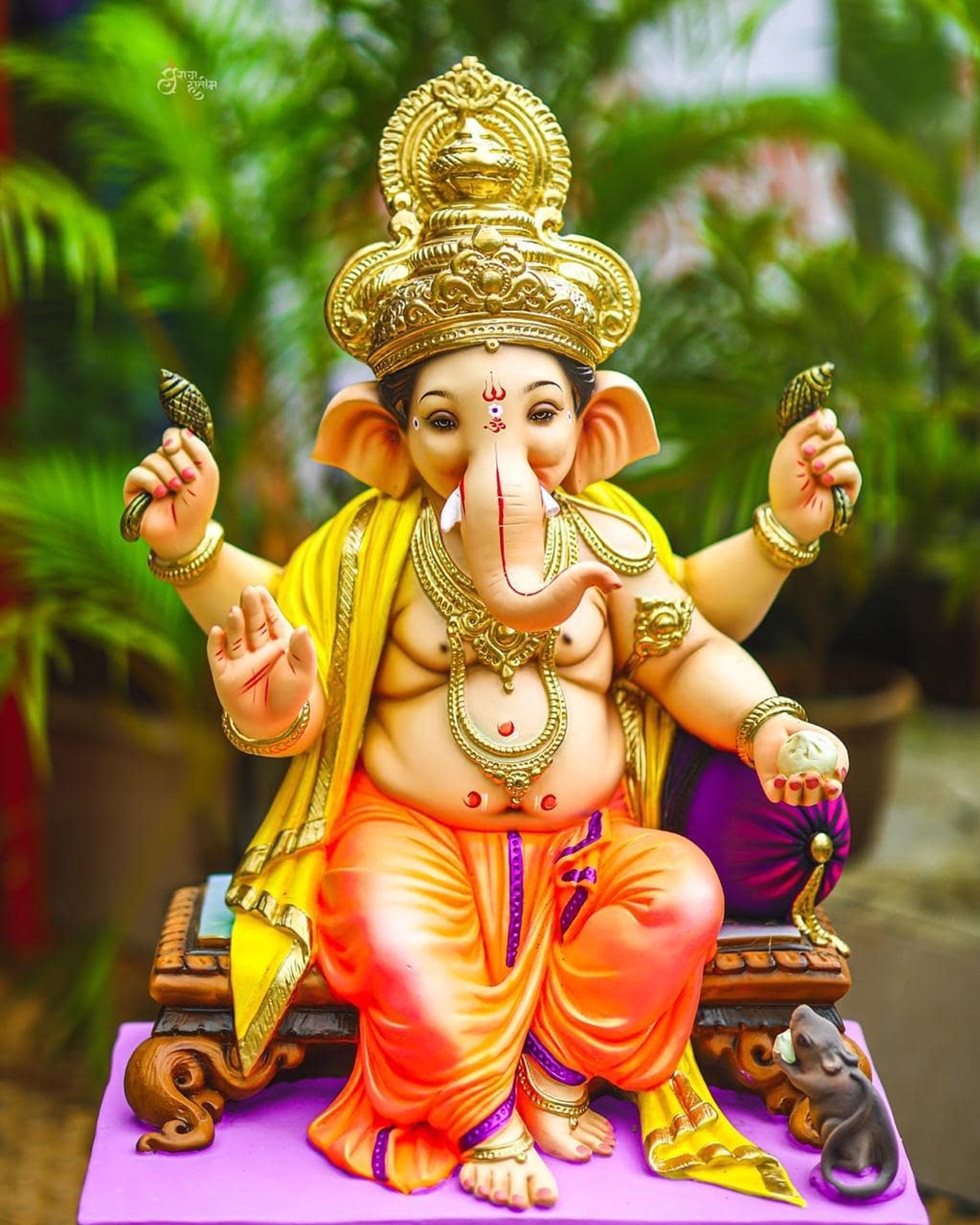 Скачать обои бог, боги, лорд, shree ganesha