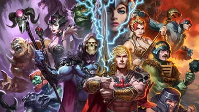 he man, skeletor, mestres do universo revelação, netflix, série de televisão