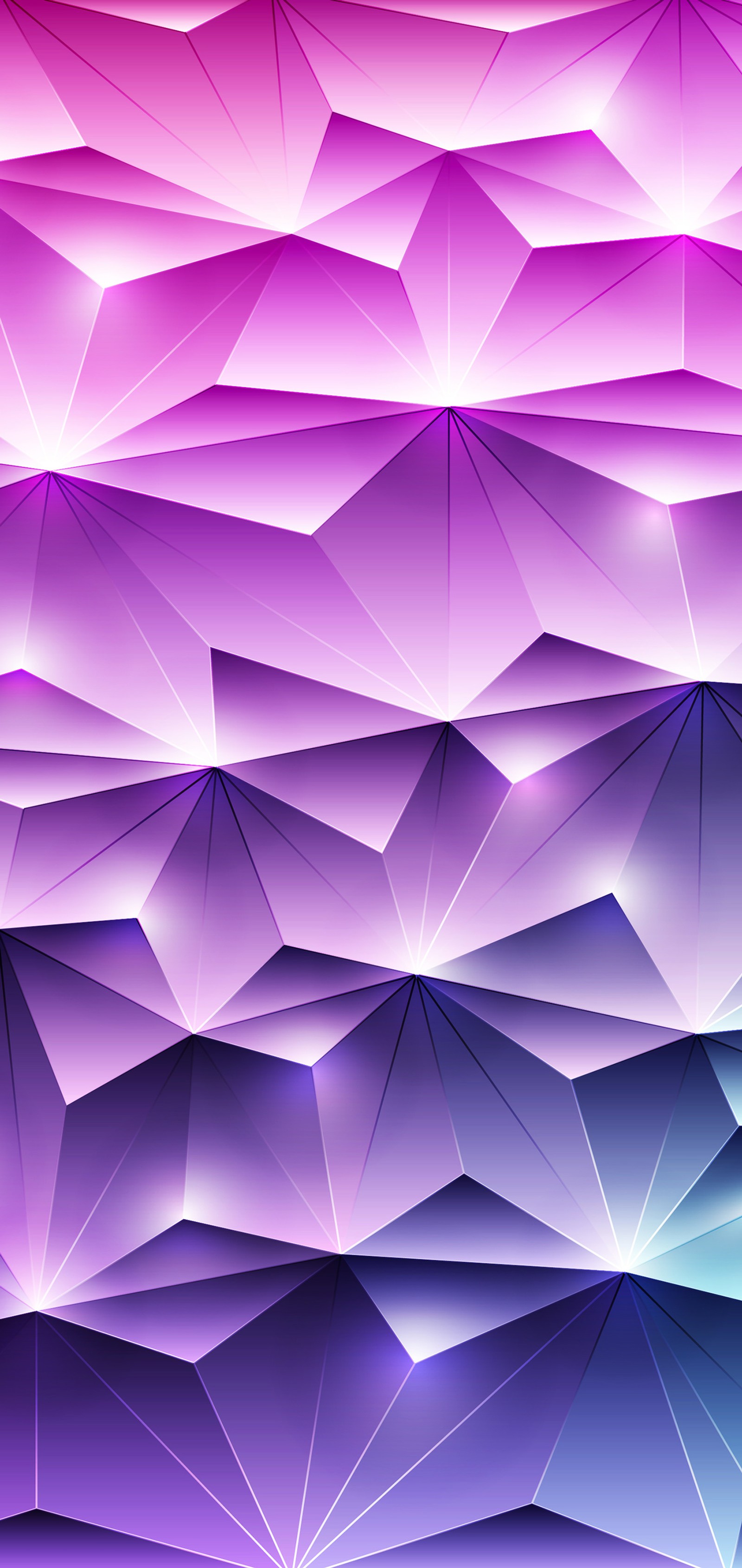 A close up of a purple and blue background with triangles (geometry, purple, light, azure, nature)