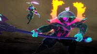 Jax Empyréen et Pyke se battent dans League of Legends