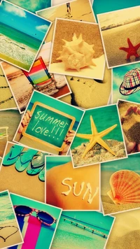 beach, snapshots wallpaper