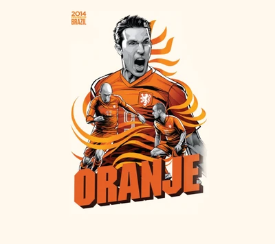 Oranje Geist: Helden der Weltmeisterschaft 2014 aus den Niederlanden