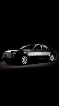 Luxuriöser Rolls Royce in elegantem Schwarz