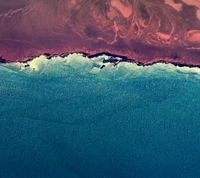 android m, beach, blue, marshmallow, ocean