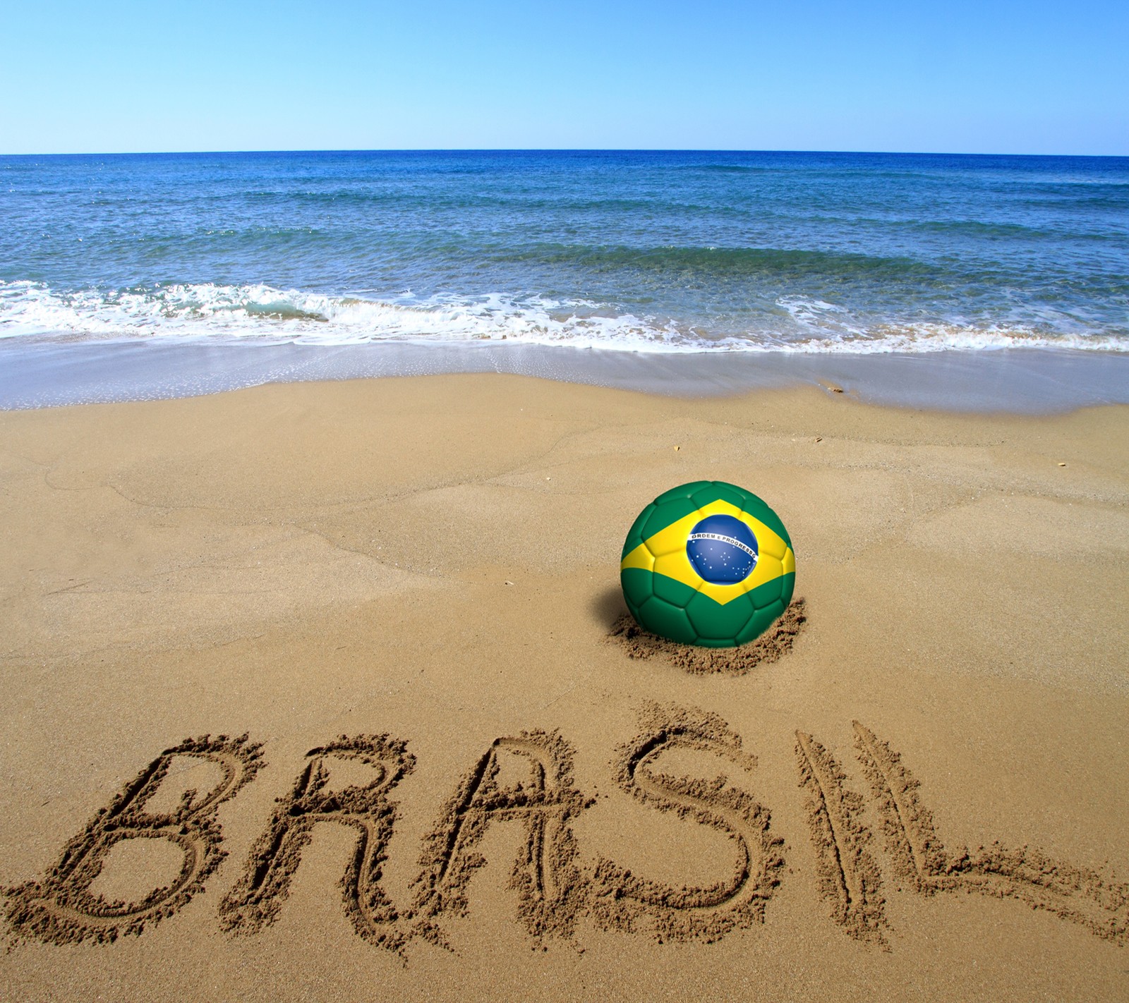 2014, ball, beach, brasil, football wallpaper