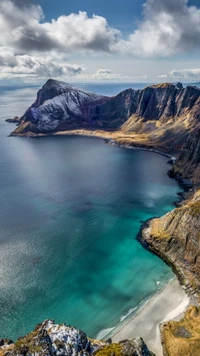 пляж, лофотены, lofoten, туризм, путешествие