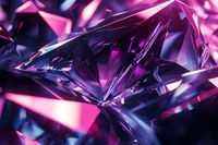 Sparkling Purple Crystals in Abstract Aesthetic