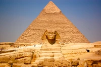 great sphinx of giza, egyptian pyramids, pyramid, wonders of the world, ancient history wallpaper