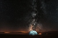 via láctea, galáxia, céu noturno, estrela, noite