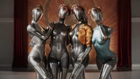 Futuristic Female Robots from Atomic Heart